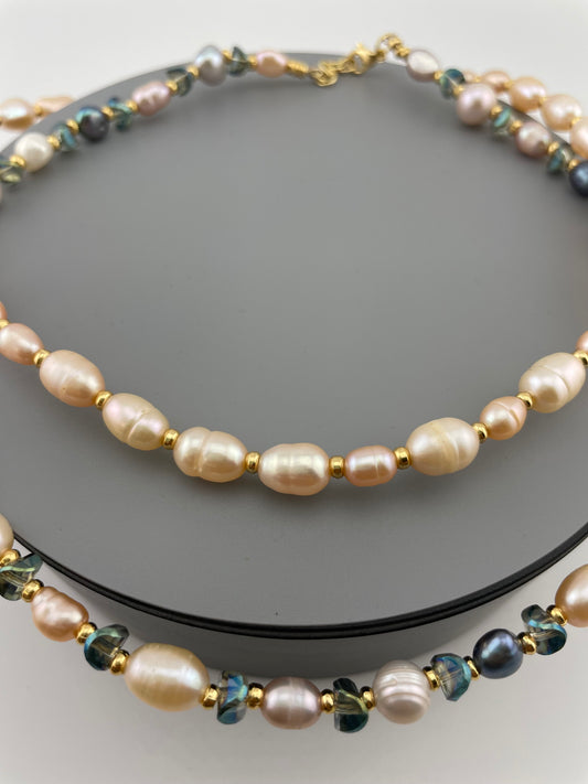 Pearl necklace, pearl chain